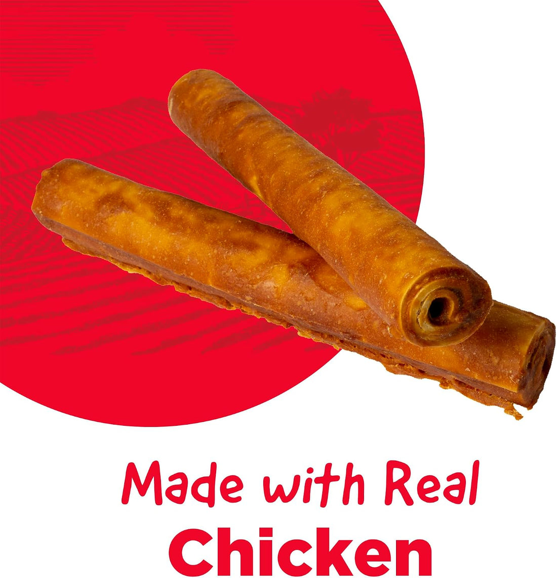 Country Kitchen Rawhide Free Chicken Dog Chews, for Medium Dogs