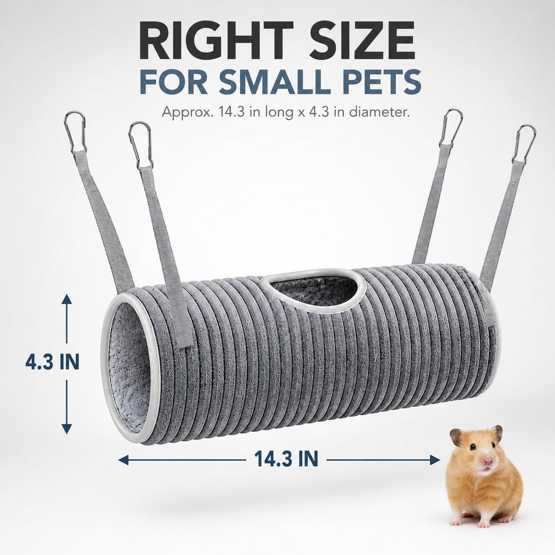 Ferret Rat Hammock Hamster Hanging Tunnels Tubes for Cage