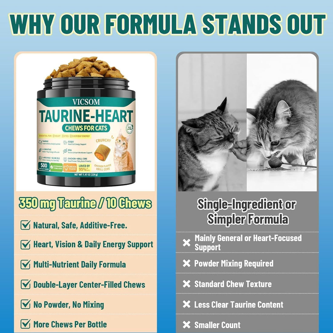 Taurine for Cats, CoQ10 for Cats