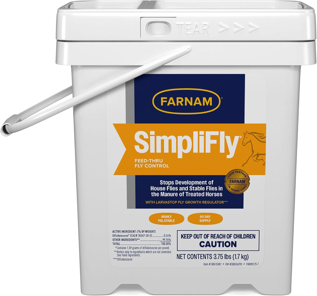 Farnam SimpliFly for Horses, Feed Through Fly Control for Horses