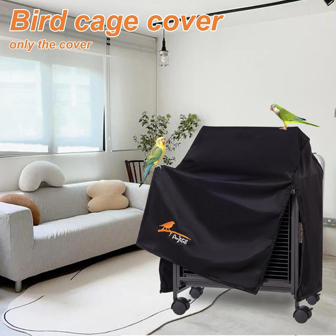 Perfitel Small Bird Cage Cover Good Night Black-Out Cover
