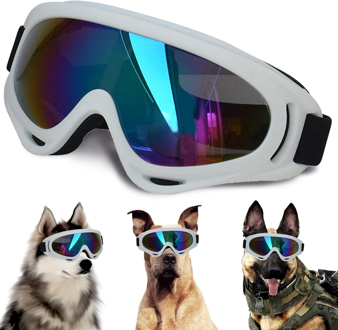 Medium Dog Sunglasses with Adjustable Strap UV Protection
