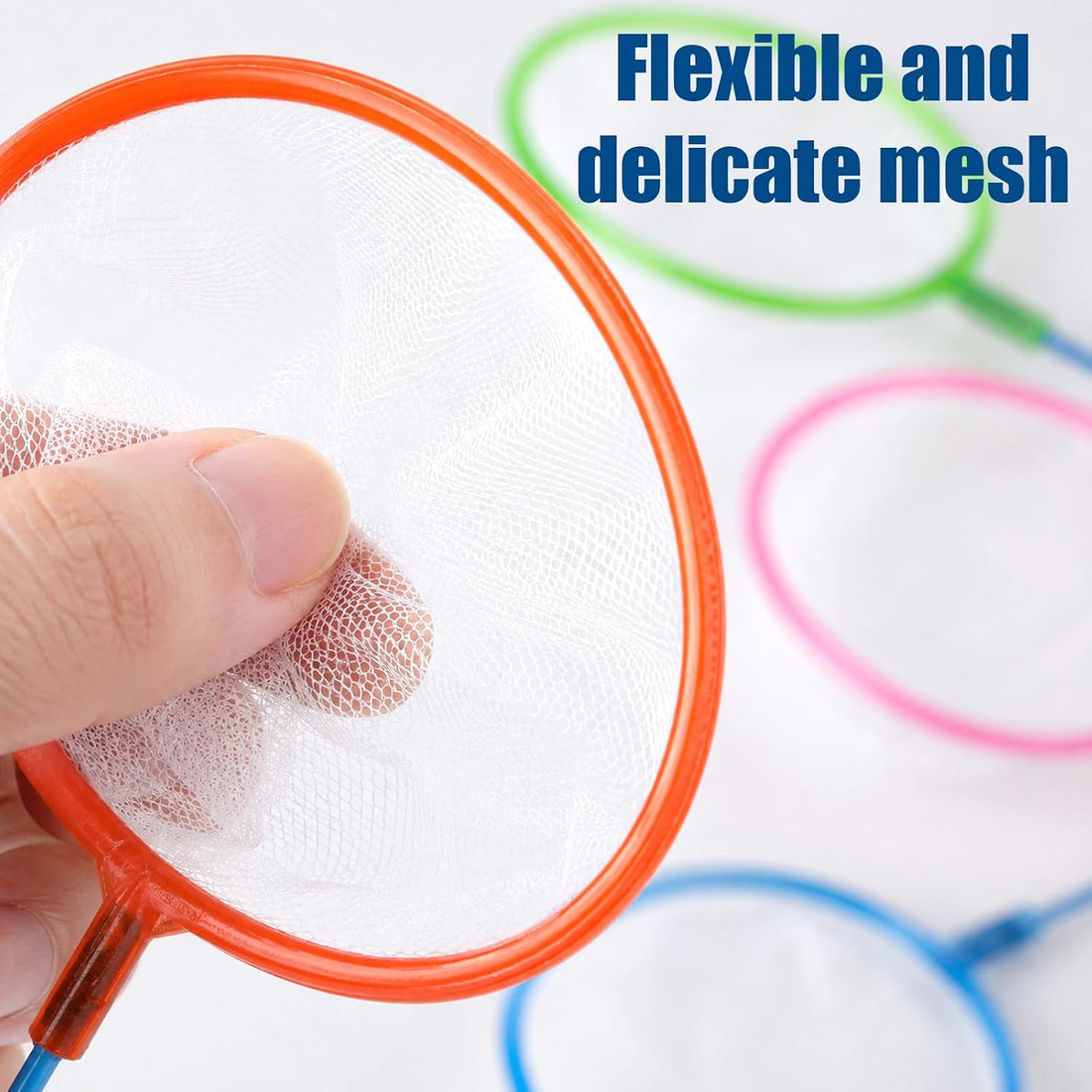 4PCS Aquarium Fish Nets, Plastic Artemia Sieves, 12.6Inch