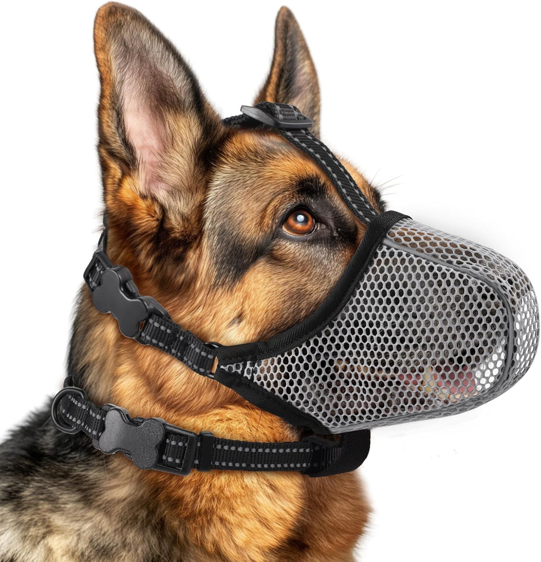 Dog Muzzle,Mesh Soft Muzzle for Small Medium Large Sized Dogs