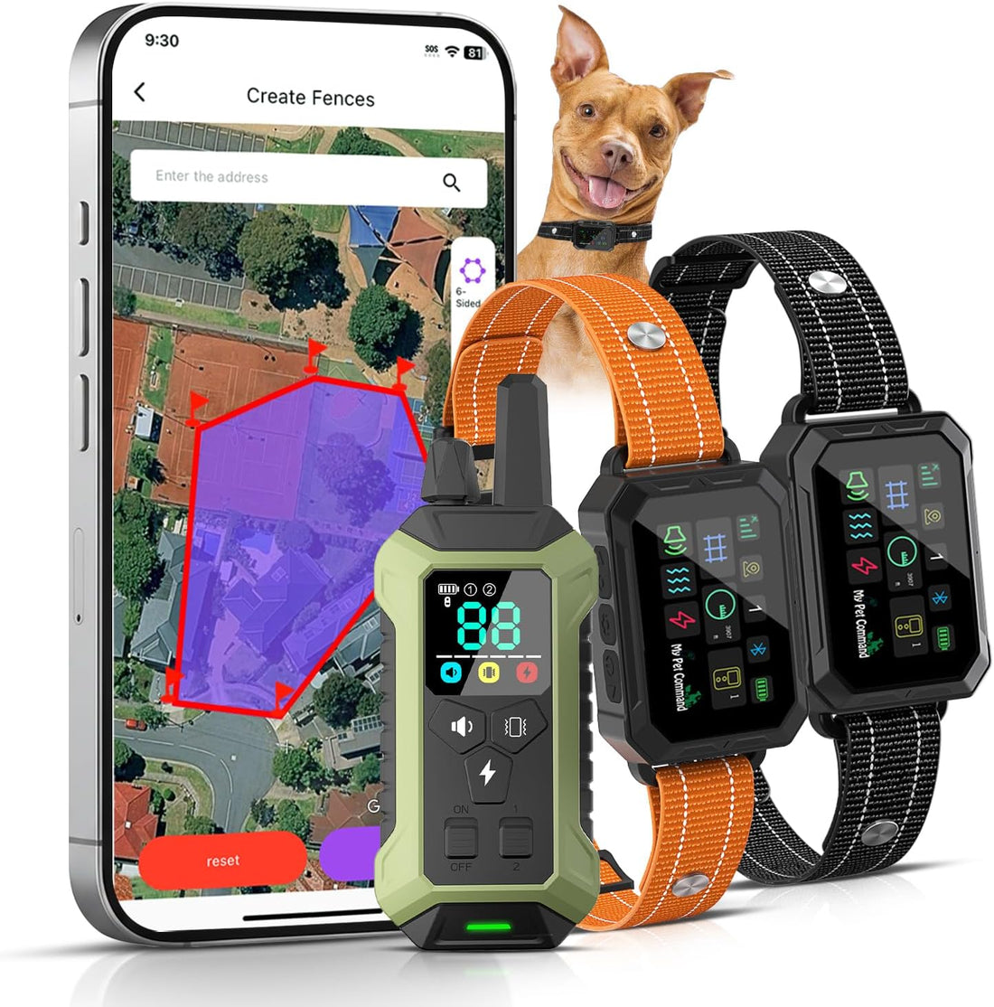 My Pet Command 2-1 Smart Wireless GPS Dog Fence with APP Setup 2