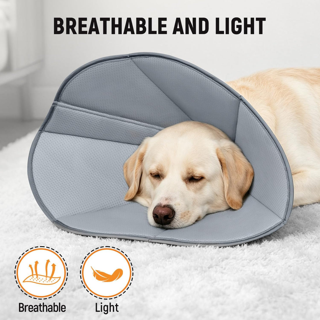 YJGF Soft Dog Cone Collar, Elizabethan Dog Cone Collar Alternative