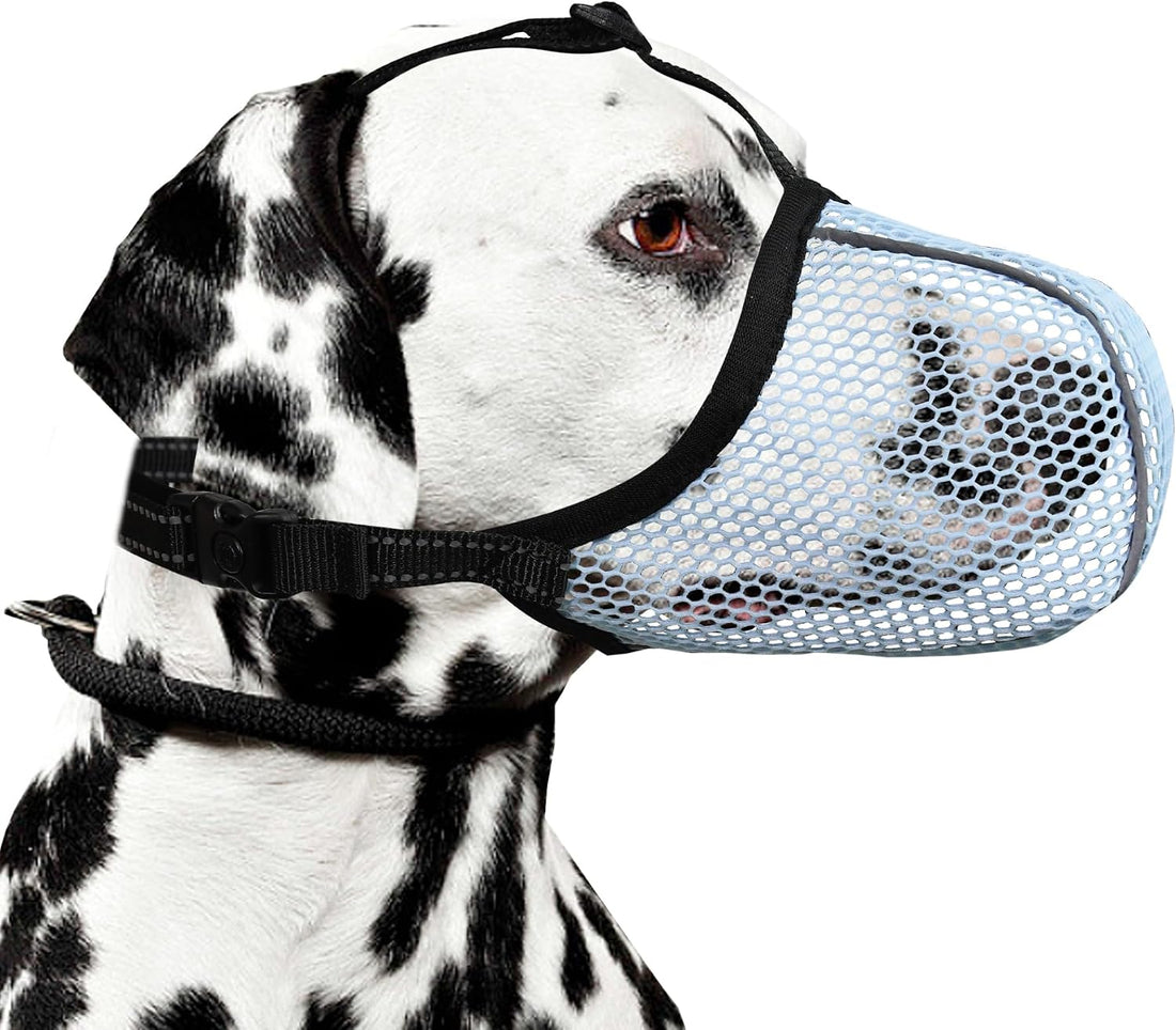 Dog Basket Muzzle to Anti Prevent Barking Biting Chewing Scavenging