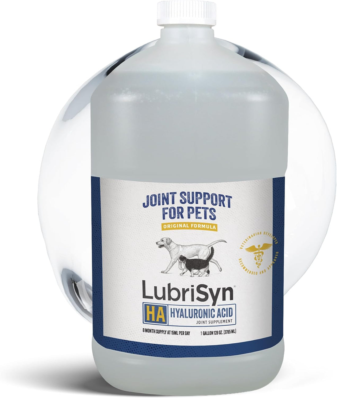 LubriSyn HA Hip & Joint Supplement Plus MSM for Pets, 8 oz