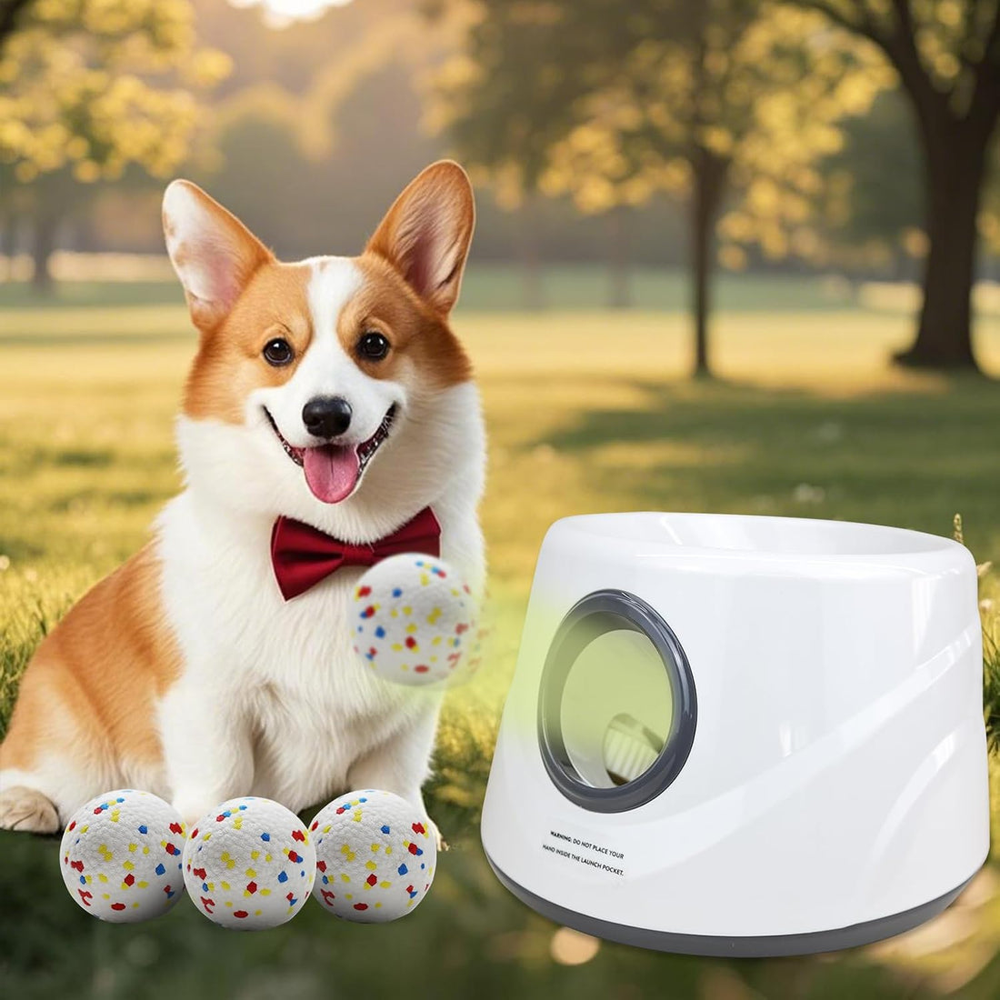 MEKAPLE Automatic Dog Ball Launcher