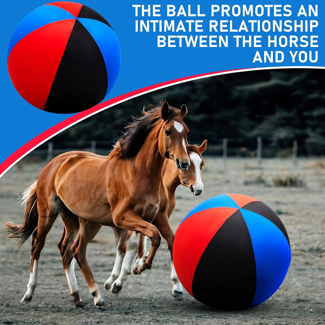 2 Pcs 40 Inch Horse Ball Covers, Herding Ball Covers for Horses