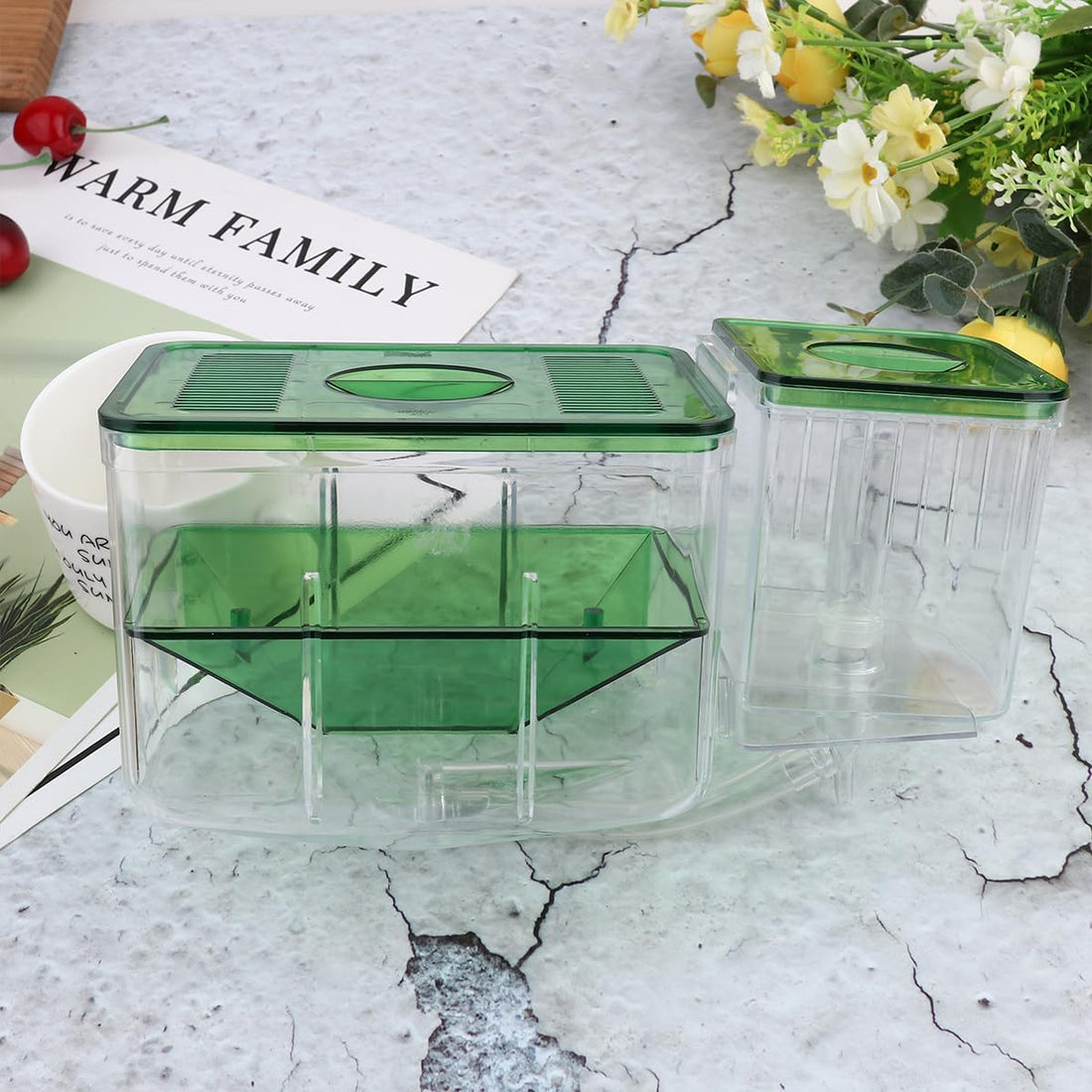3pcs Box Aquarium Breeding Tank Isolated Breeding Tank Fish Hatching