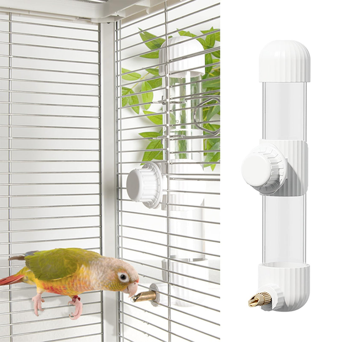 7.4 Fl Oz No Mess Bird Water Dispenser