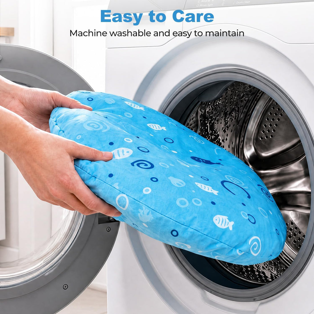 Bathtub Cat Bed, Calming Small Dog Bed 22in