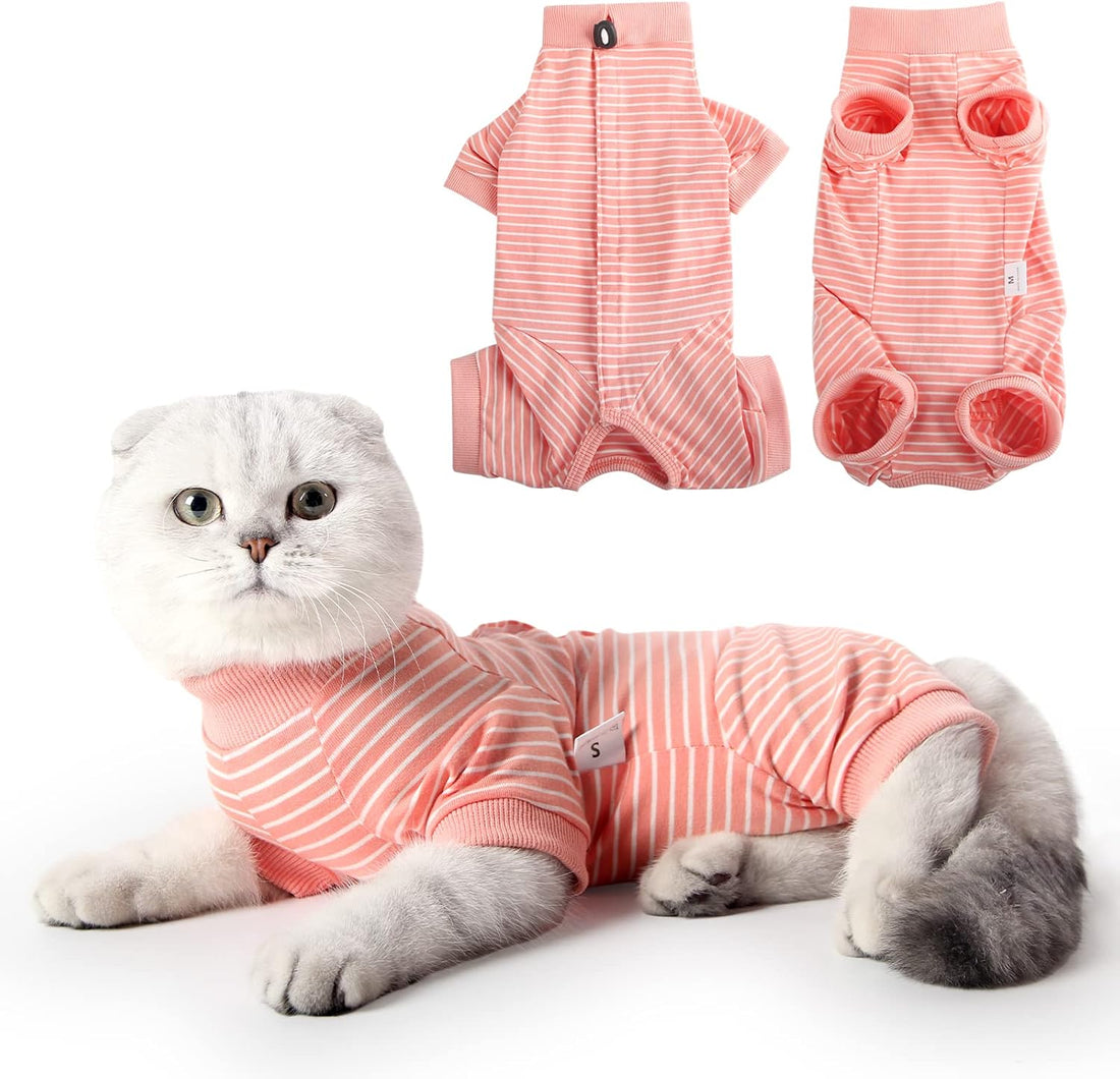 LIANZIMAU Cat Surgical Recovery Suit Professional for Male Female Dog