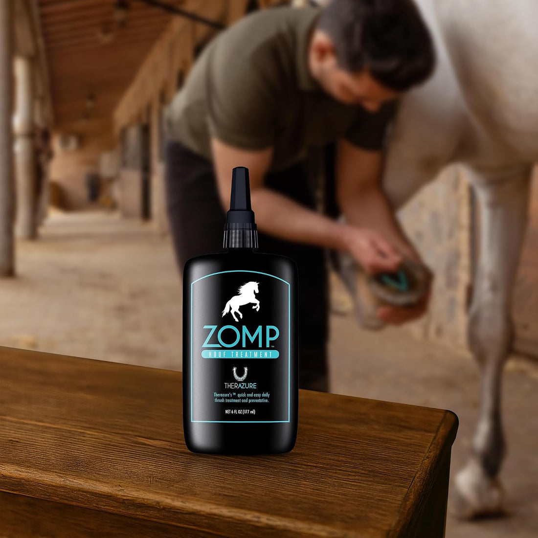 Zomp Liquid Hoof Thrush and White Line Treatment for Horses