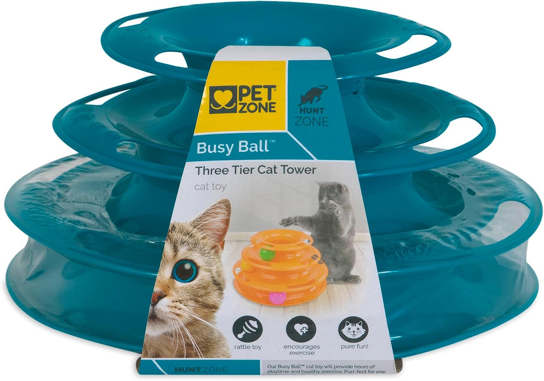 Pet Zone Caged Canary Electronic Bouncing Bird Cat Toy