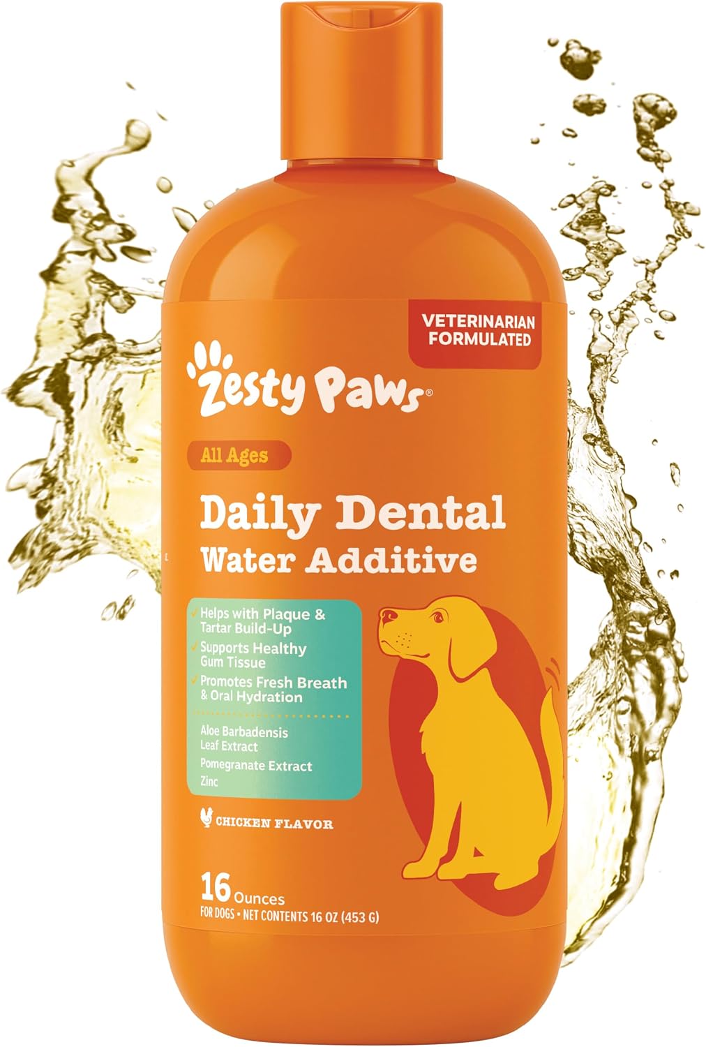 Zesty Paws Clean Breath Dental Chews for Dogs - Peppermint, 120 Ct