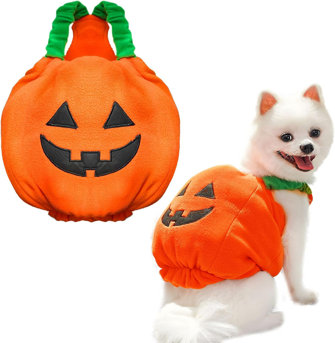PETCARE Funny Pumpkin Dog Halloween Costume Pet Dog Cat Thick Plush