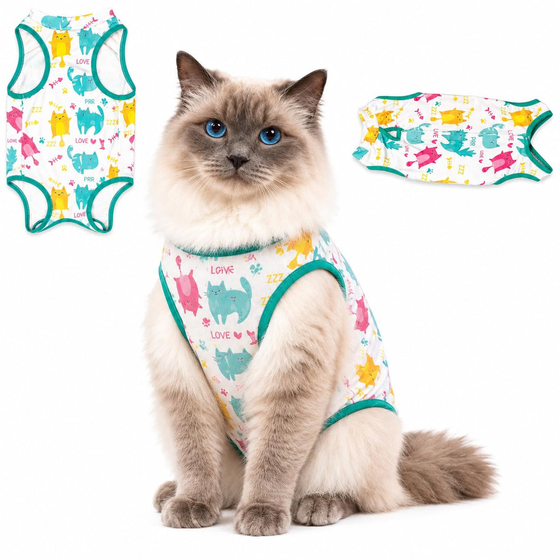 Cat Recovery Suit Surgical Onesie - Post Surgery