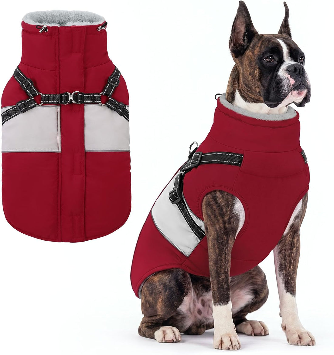 AOFITEE Dog Coat Large Dog Winter Coat Waterproof Dogs Jacket