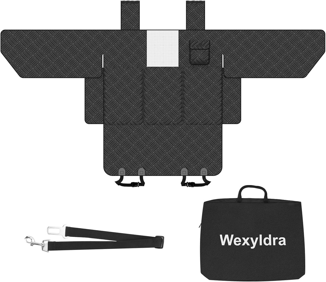 Waterproof SUV Dog Car Seat Cover for Back Seat (Black)