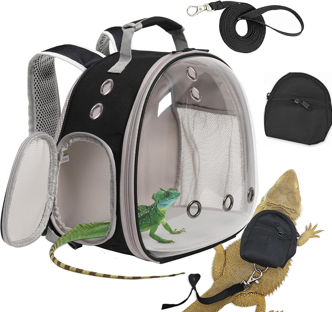 Bearded Dragon Backpack Carrier,Reptile Portable Backpack Carrier