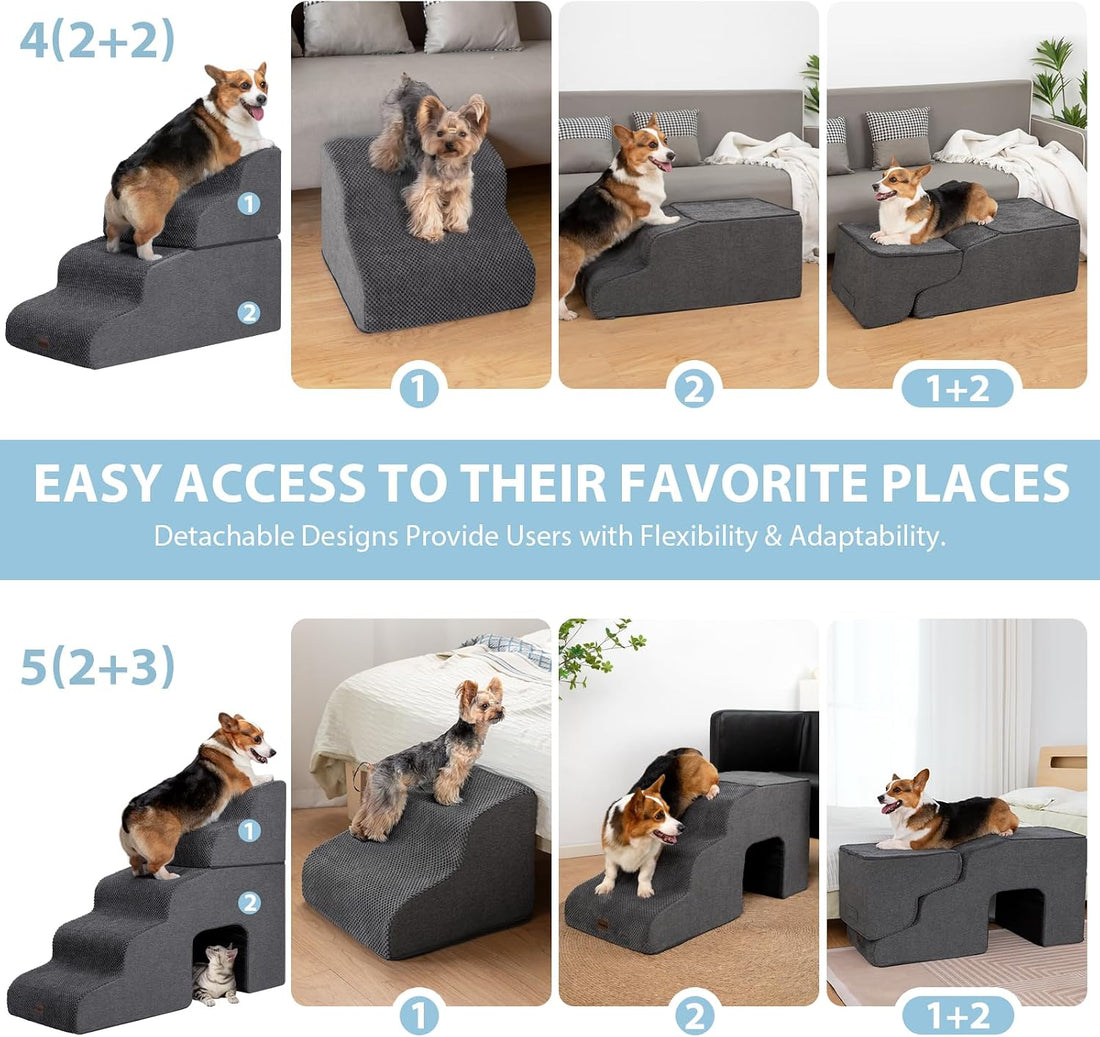 Garnpet Dog Stairs for High Beds