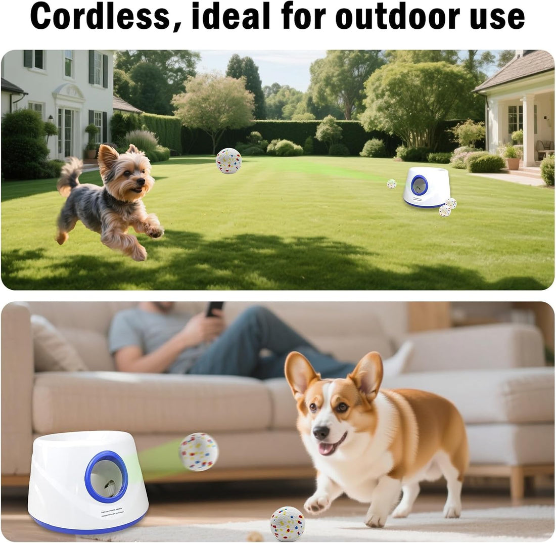 DRK INNOTECK Dog Ball Launcher - Automatic Ball Thrower for Dogs