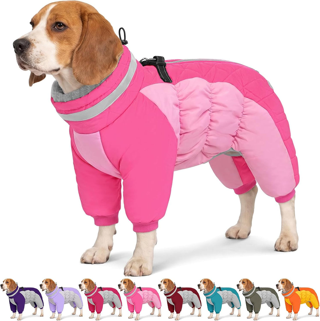 AOFITEE Dog Coats for Medium Dogs Warm Full Body Dog Jacket