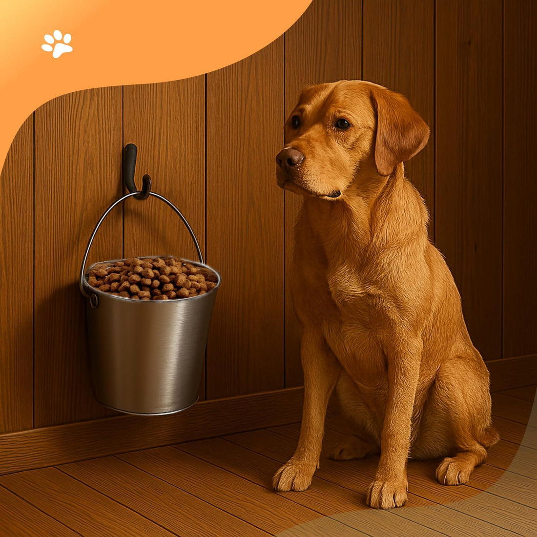 Advance Pet Products 2 Quart Heavy Duty Stainless Steel Flat Side