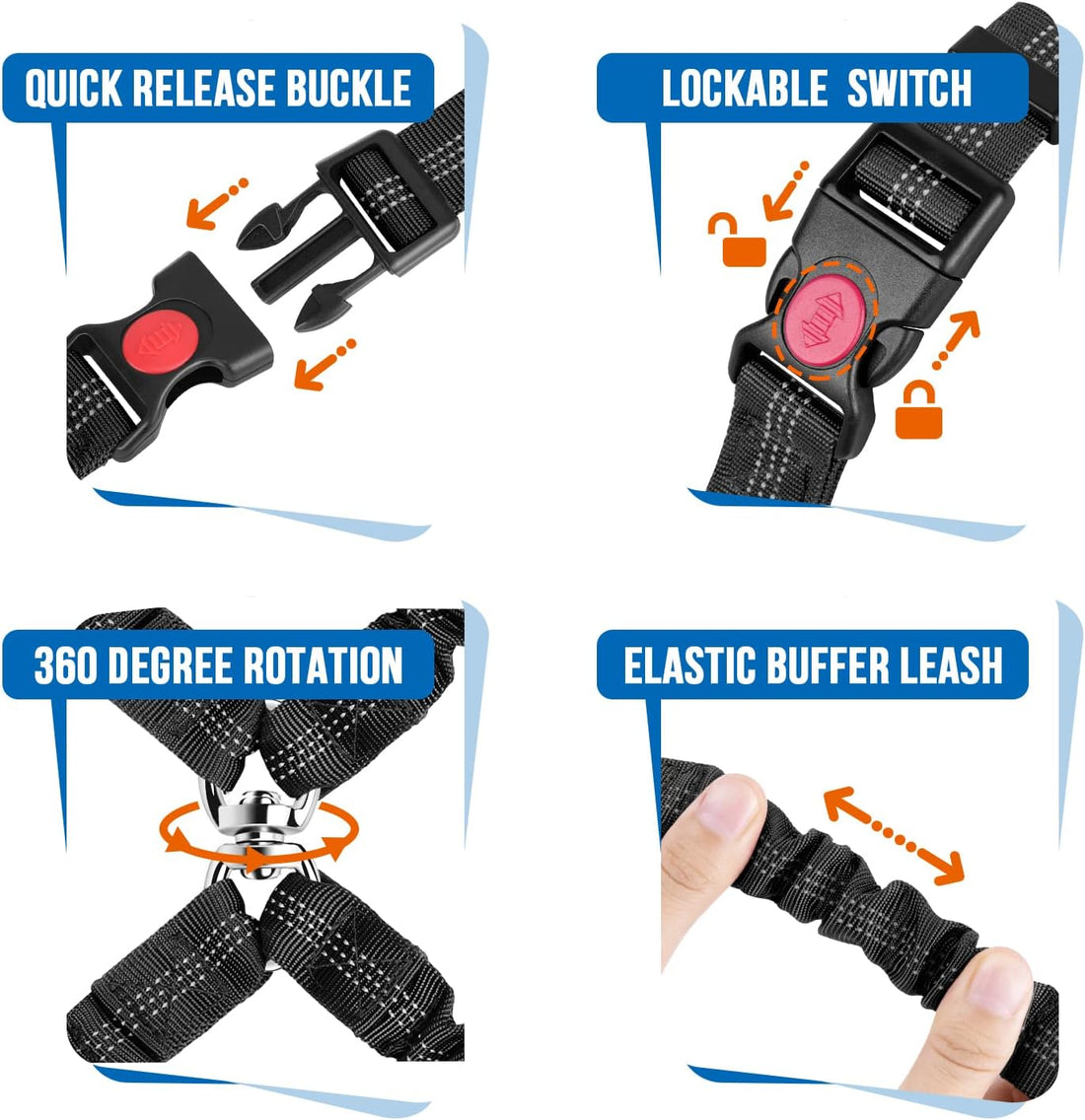 Lukovee Double Dog Seat Belt