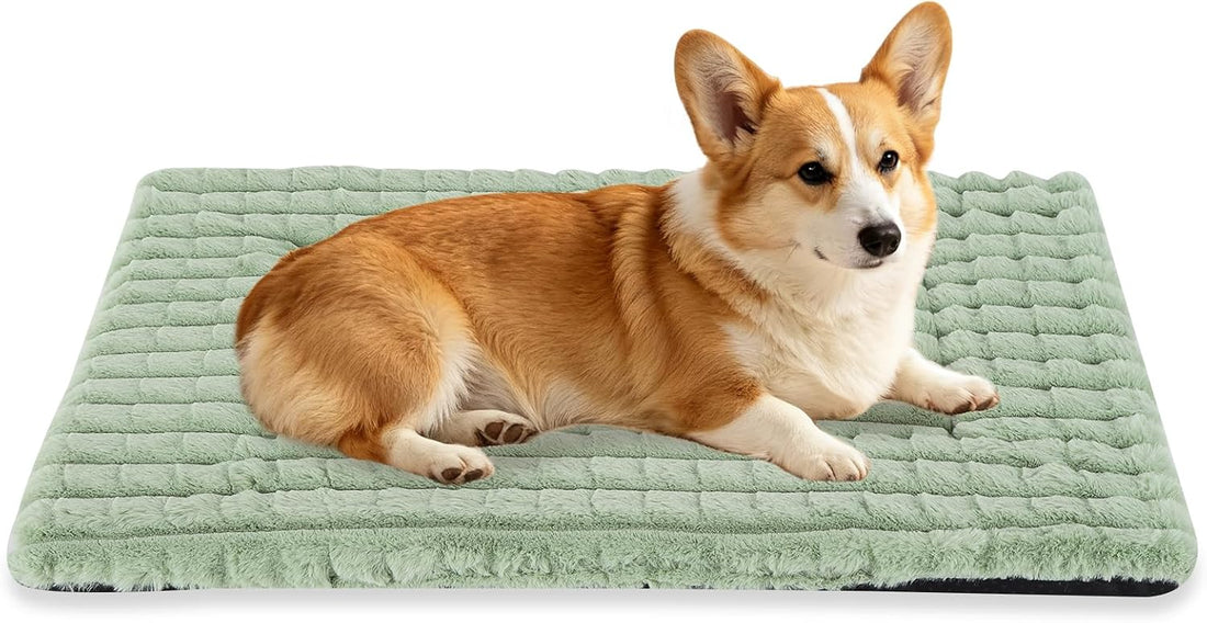 BVAGSS Dog Bed Washable Crate Mattress,Anti-Slip Memory Foam Soft