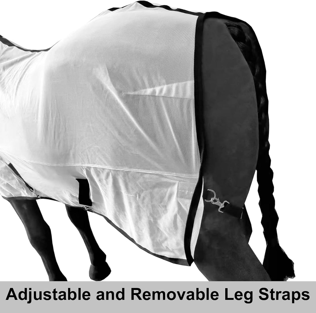 Horse Fly Sheet Lining, Mesh Equine Sheets Fly Rug, UV Protection