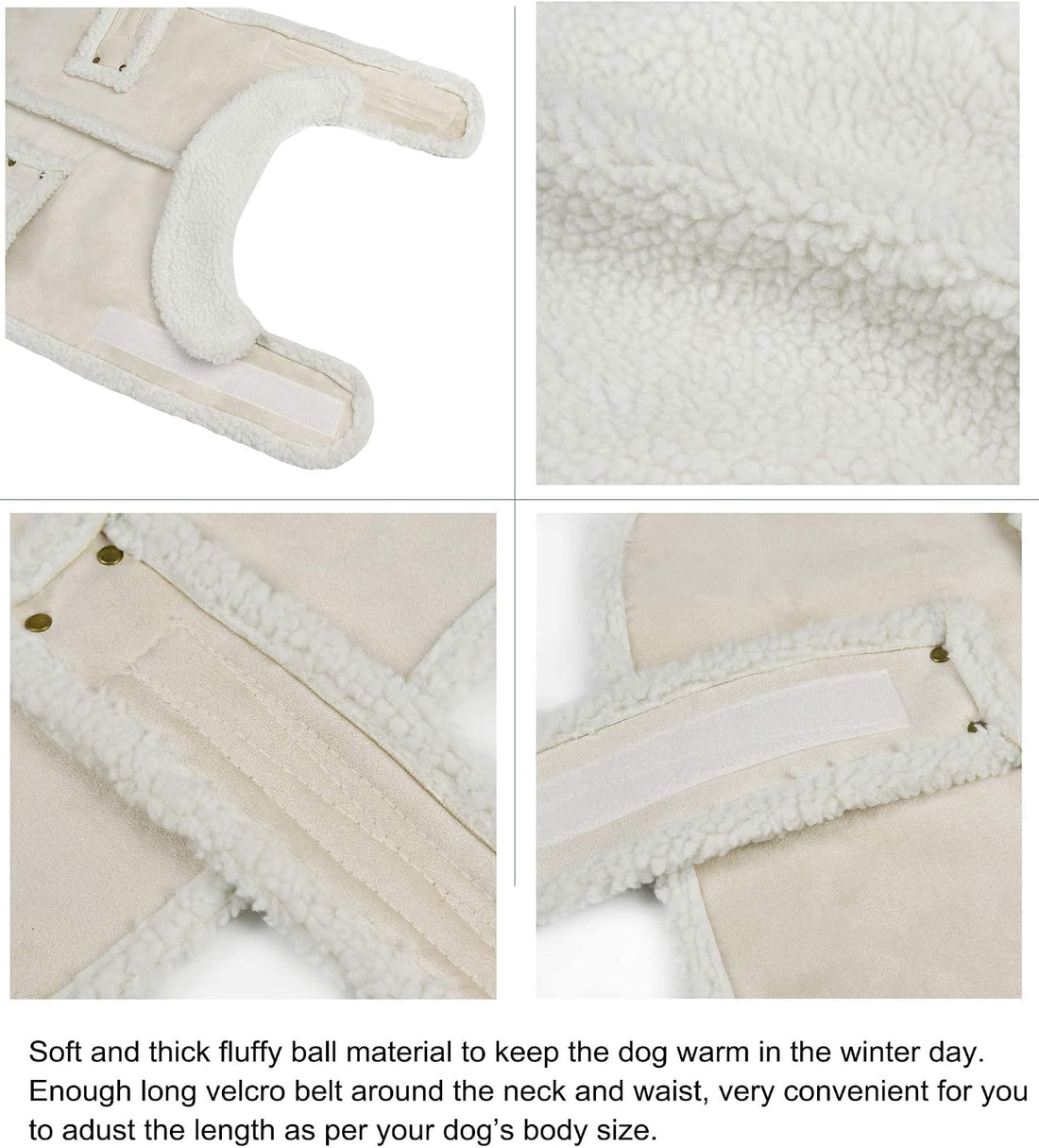 Dog Winter Jacket, Warm Windproof Dog Sweaters for Small Dogs