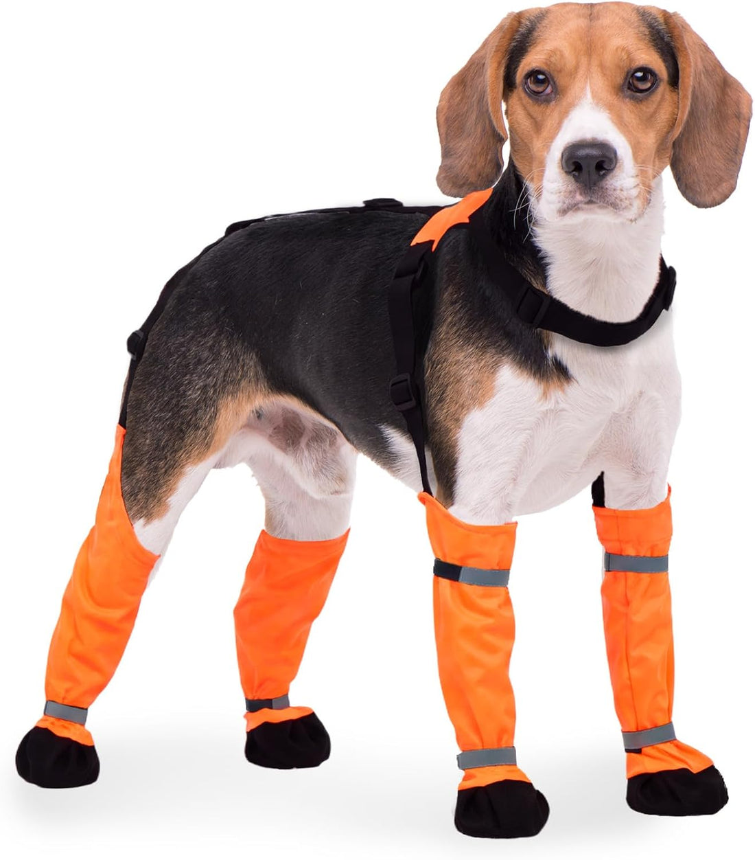 QBLEEV Dog Suspender Boots, Waterproof Dog Rain Boots Paw Protector