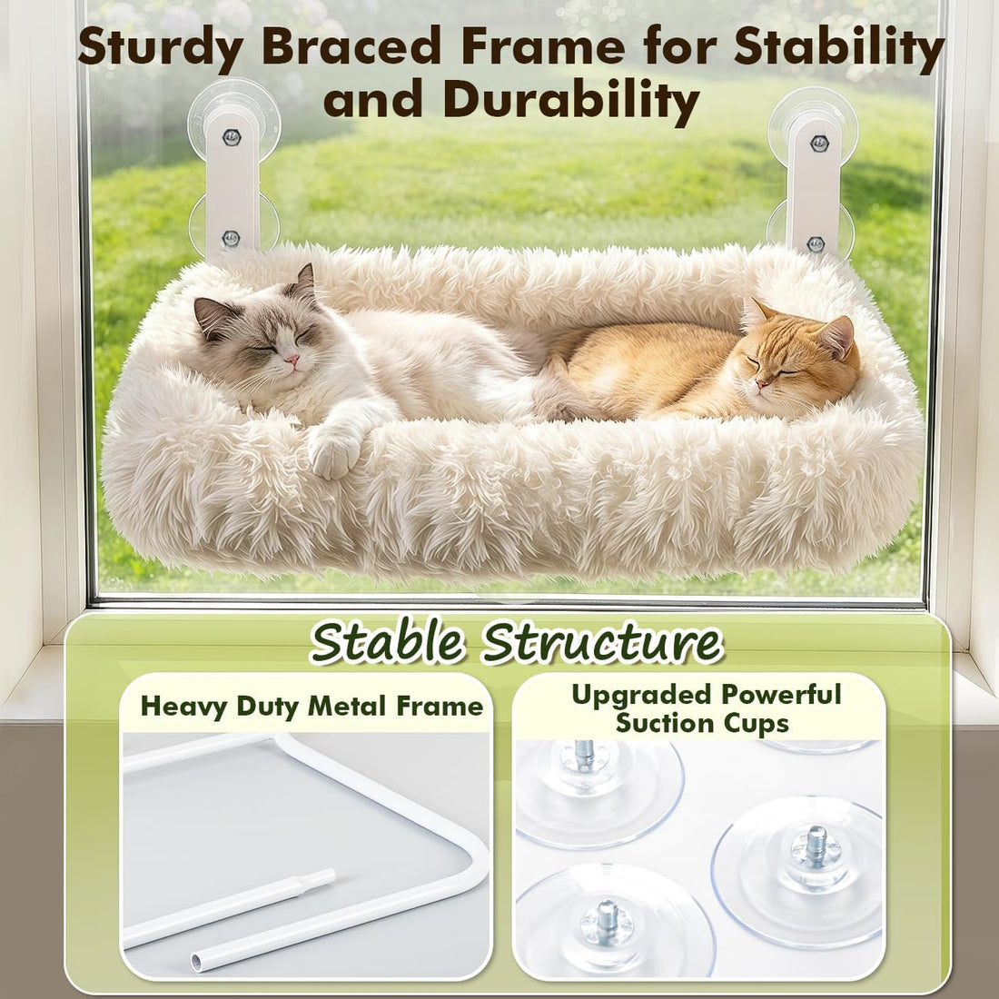 Zoratoo Foldable Cat Window Perch