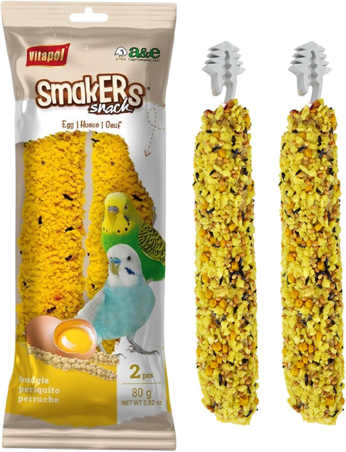 Vitapol Smakers Strawberry Treat Sticks for Parakeets & Budgies