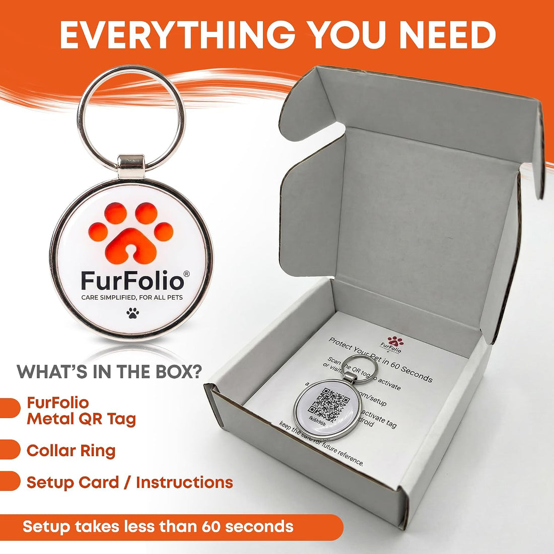 QR Code Dog Tag for Dogs & Cats – Smart Pet ID Tag