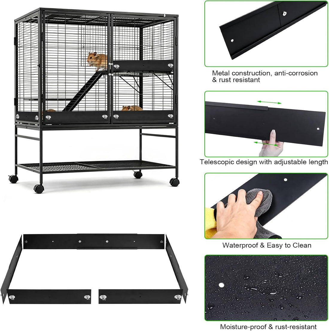 Zinc Plated Steel Scatter Guard for Critter Nation Cage