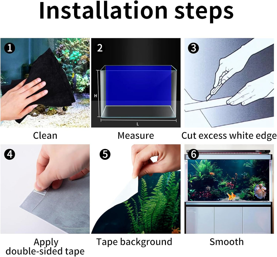 COMSUN 3 Pack Aquarium Background