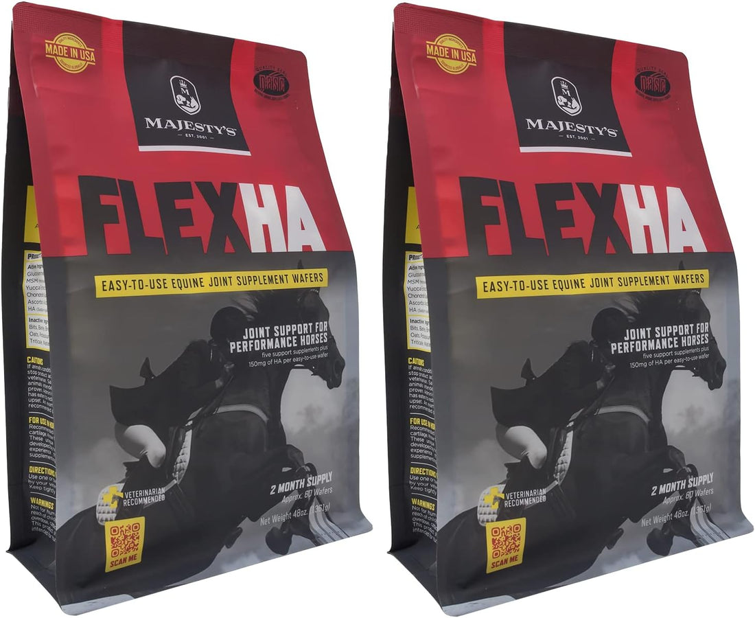 Majesty's Flex HA Wafers - Superior Performance Horse/Equine Joint