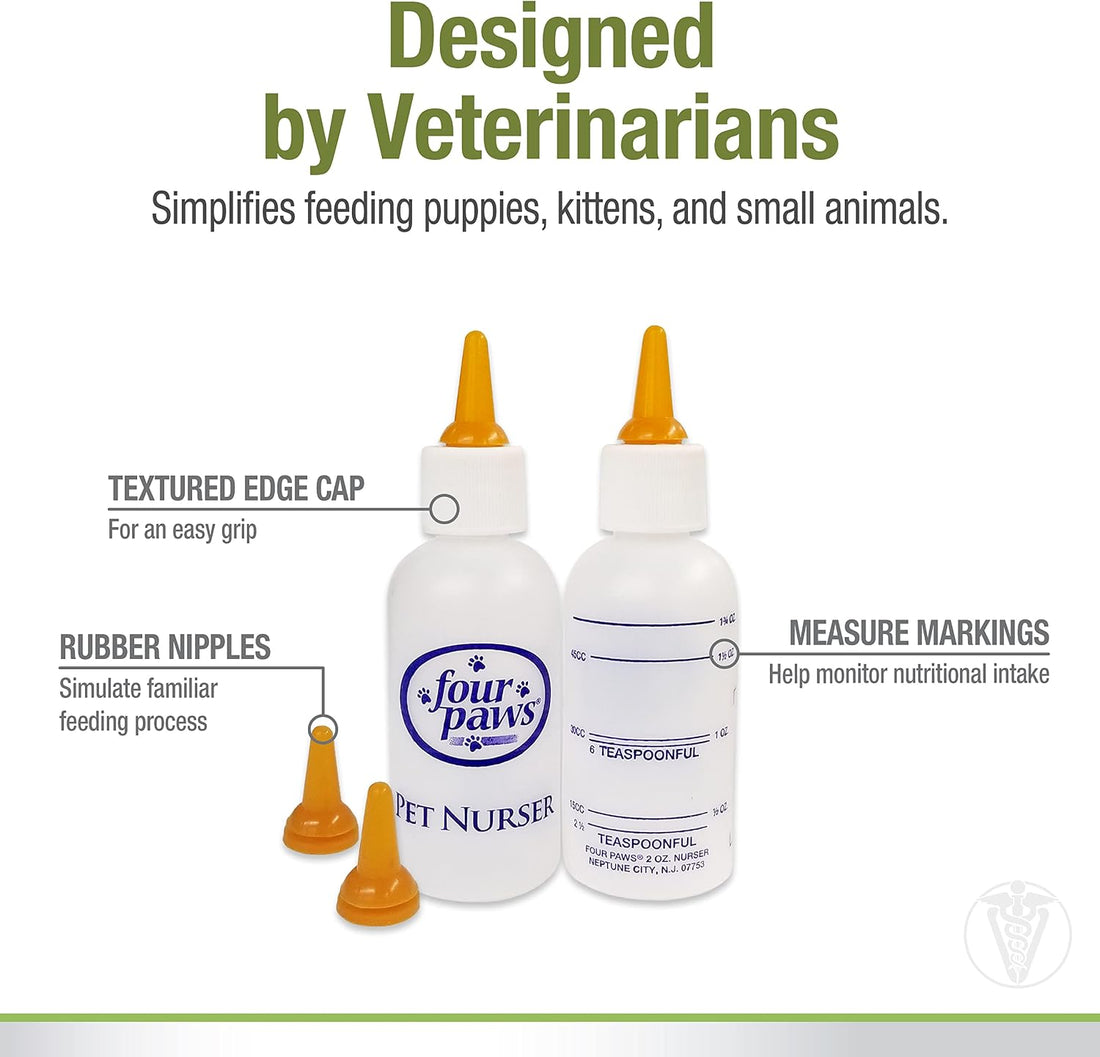 Four Paws Healthy Promise Pet Nurser Bottles, 2 Count