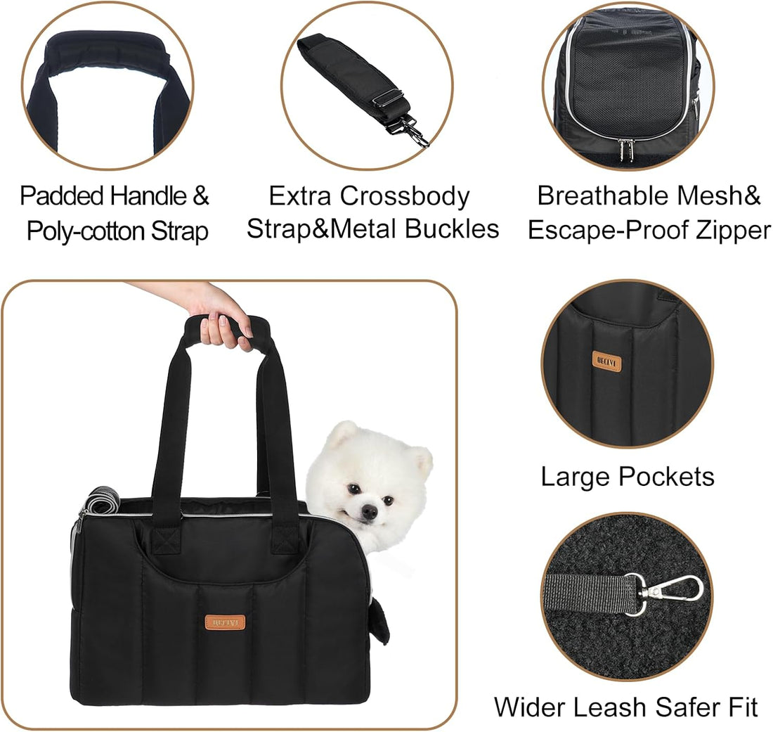 Dog Purse Carrier for Small Dogs Cats Rabbits Up to 12lbs