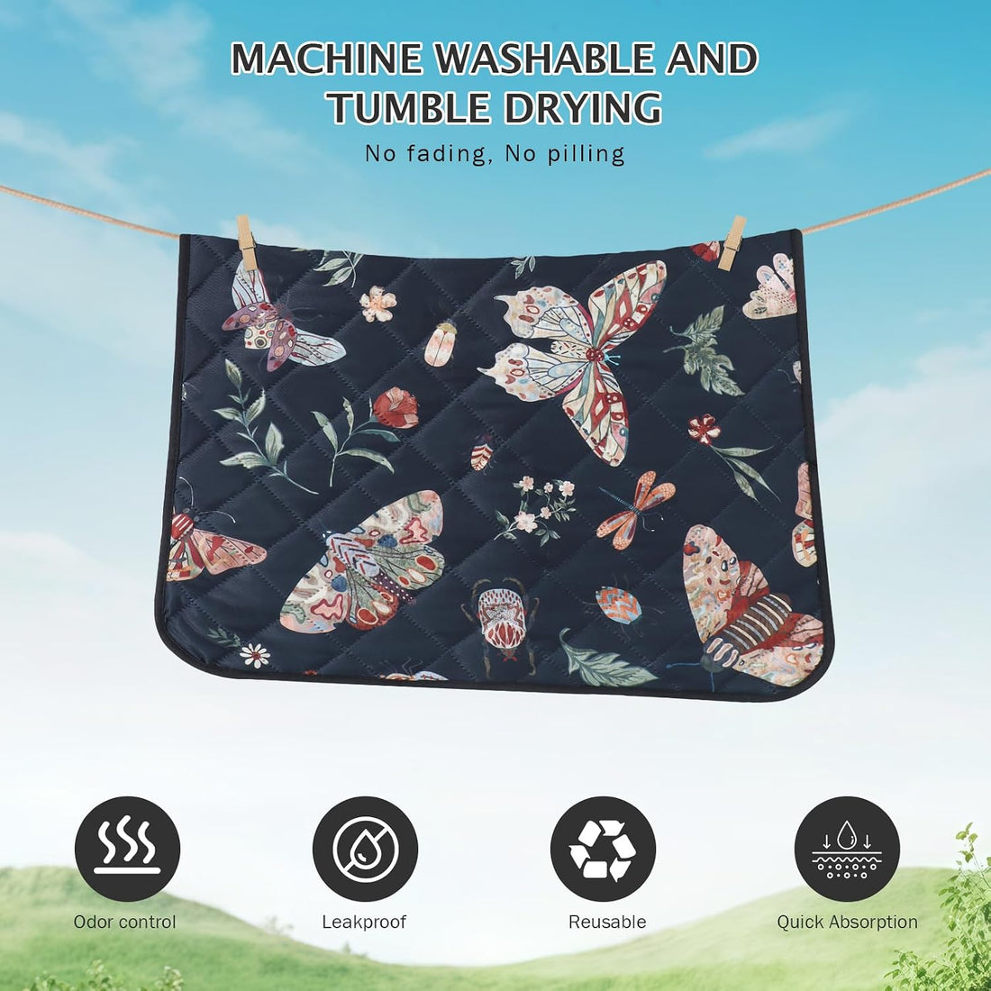 IEUUMLER Washable Pee Pads for Dogs