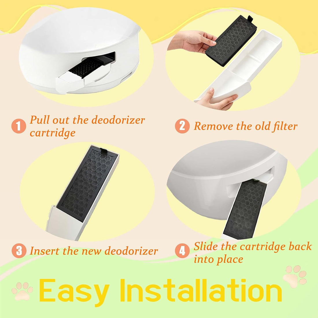 Activated Carbon Filter for PETLIBRO Luma Automatic Litter Box