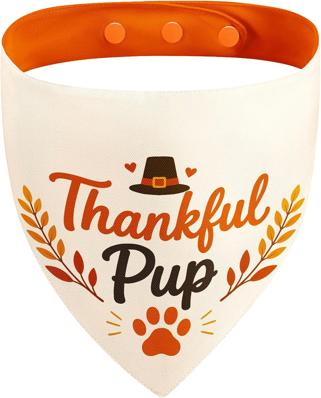 Halloween Dog Bandana, Reversible Snap-On Pet Scarf