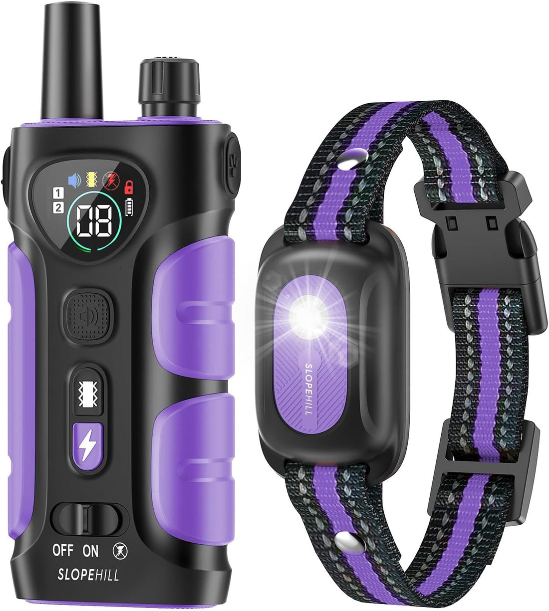 SLOPEHILL Dog Shock Collar,4200FT Dog Training Collar with Remote