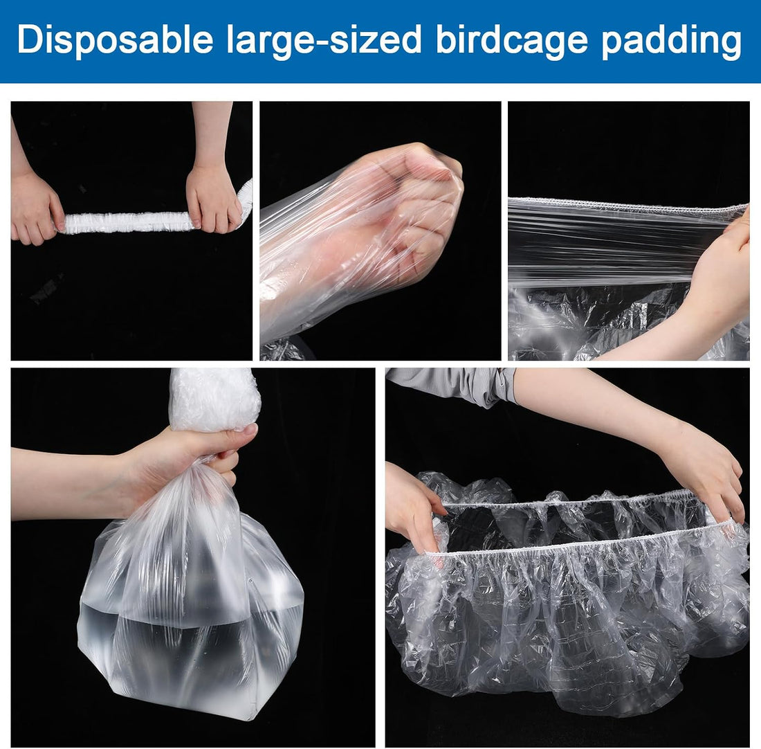 50 Pcs Disposable Bird Cage Liners
