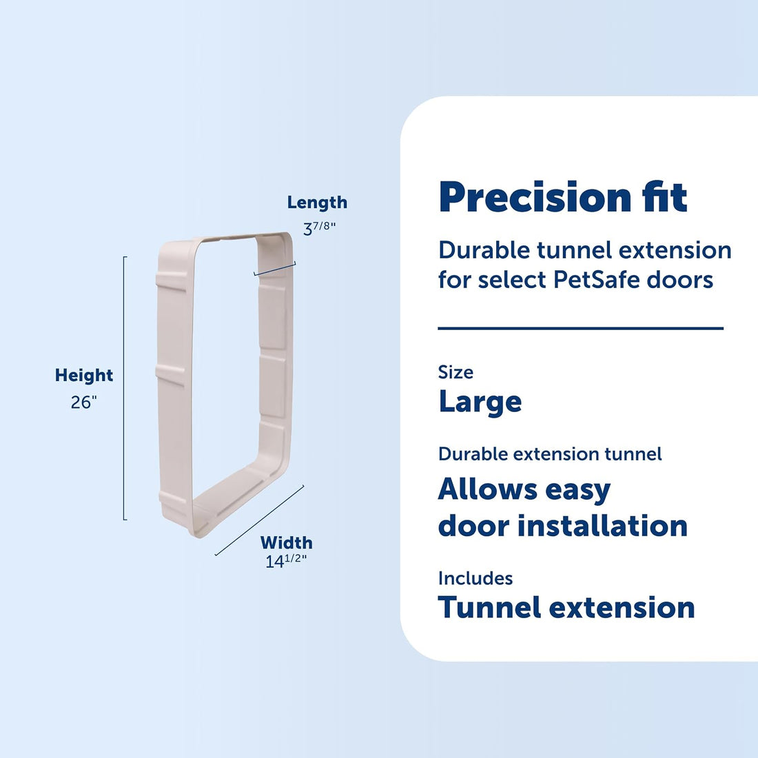 PetSafe Wall Tunnel Extension for SmartDoor Kit, Extends 2.75 in