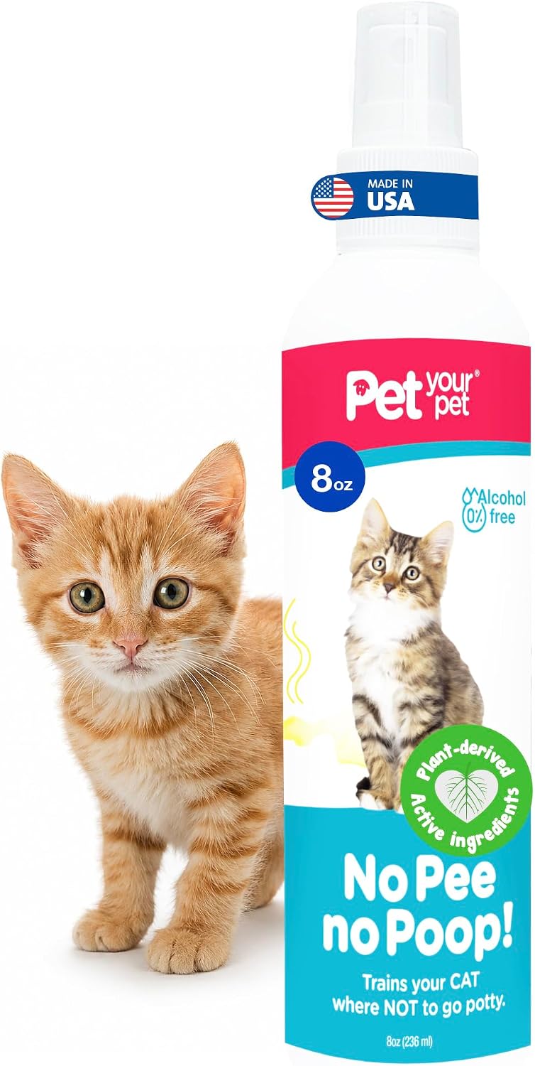 Cat Potty Training Spray No Pee No Poop, 16 Fl Oz